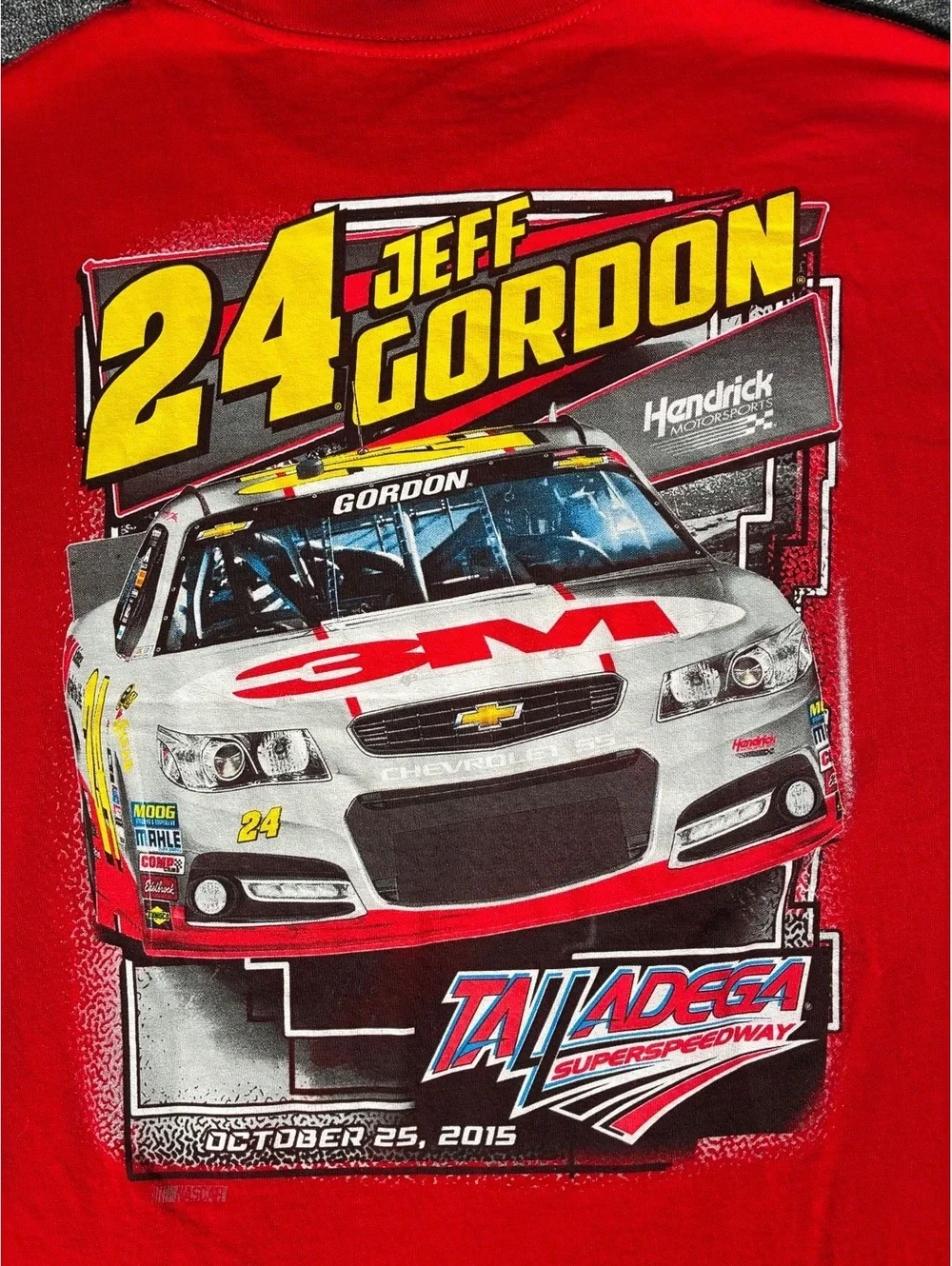 Jeff Gordon 2015 24EVER 3M NASCAR Racing Shirt Big Design Hendrick Talledega